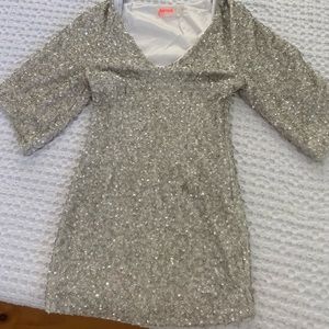 Free people sparkle bride dress